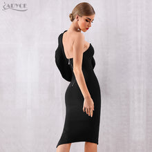 Load image into Gallery viewer, Summer Women Bandage Dress Sexy One Shoulder Ruffles - nevaehshalo
