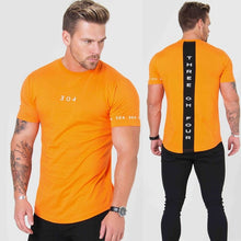 Load image into Gallery viewer, Men Cotton Short sleeve t shirt Fitness Slim Patchwork Black T-shirt Male Brand Gyms Tees Tops Summer Fashion Casual clothing - nevaehshalo
