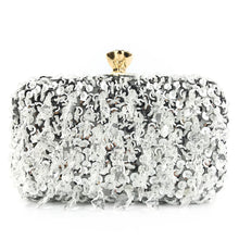 Load image into Gallery viewer, Double-Sided Bead Embroidery  Sequin Bag Ladies Evening Bag
