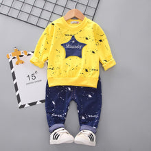 Load image into Gallery viewer, Boys and Girls Costume Star camouflage Tracksuit Tops Pants 2PCS - nevaehshalo
