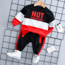 Load image into Gallery viewer, New Kids Clothes Baby Boys Costume Letter Tracksuit Tops Pants Children spring  Boys Outfits - nevaehshalo
