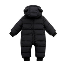 Load image into Gallery viewer, Winter Overall Baby Girls Boys Romper Warm Hooded Snowsuit Windproof Jumpsuit Coat
