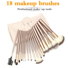 Load image into Gallery viewer, 12/18/24Pcs  Professional Soft Cosmetics Make Up Brush Set Kabuki
