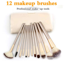 Load image into Gallery viewer, 12/18/24Pcs  Professional Soft Cosmetics Make Up Brush Set Kabuki
