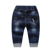 Load image into Gallery viewer, Baby Girls Boys Jeans Pants Enfant Stretchy Denim Trousers
