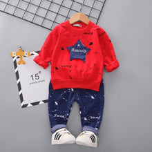 Load image into Gallery viewer, Boys and Girls Costume Star camouflage Tracksuit Tops Pants 2PCS - nevaehshalo
