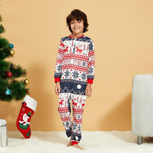 Load image into Gallery viewer, Christmas Onesi Sleepwear Jumpsuit Reindeer Snowflake
