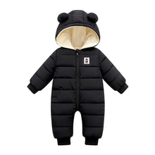 Load image into Gallery viewer, Winter Overall Baby Girls Boys Romper Warm Hooded Snowsuit Windproof Jumpsuit Coat
