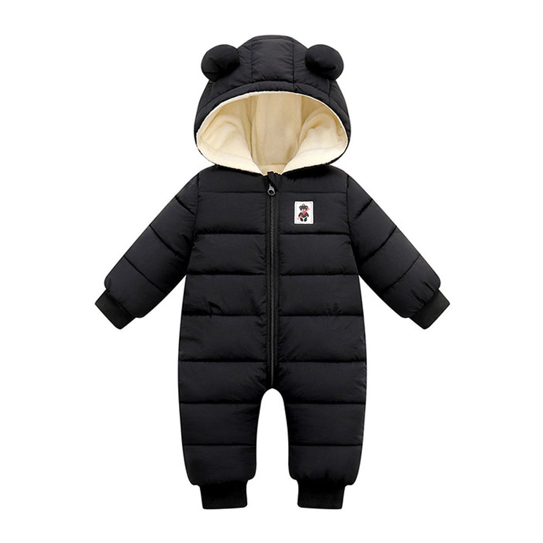 Winter Overall Baby Girls Boys Romper Warm Hooded Snowsuit Windproof Jumpsuit Coat