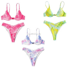 Load image into Gallery viewer, Women Sexy Brazilian 2 Piece Swimming Suit Bikini Set
